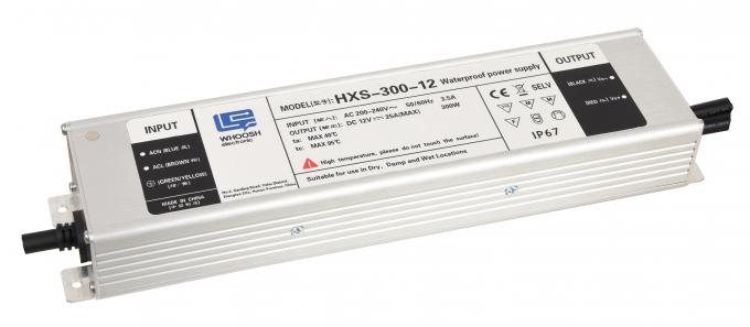 LED 라이트를 위한 25A IP67 방수 전원 공급기 300W 12V 트랜스 0