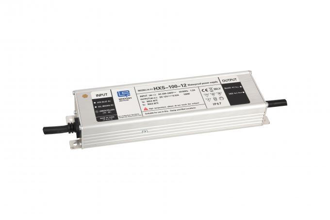 알루미늄 주택 IP67 LED 방수 전원 공급기 8.3A 12V 100W LED 운전자 0